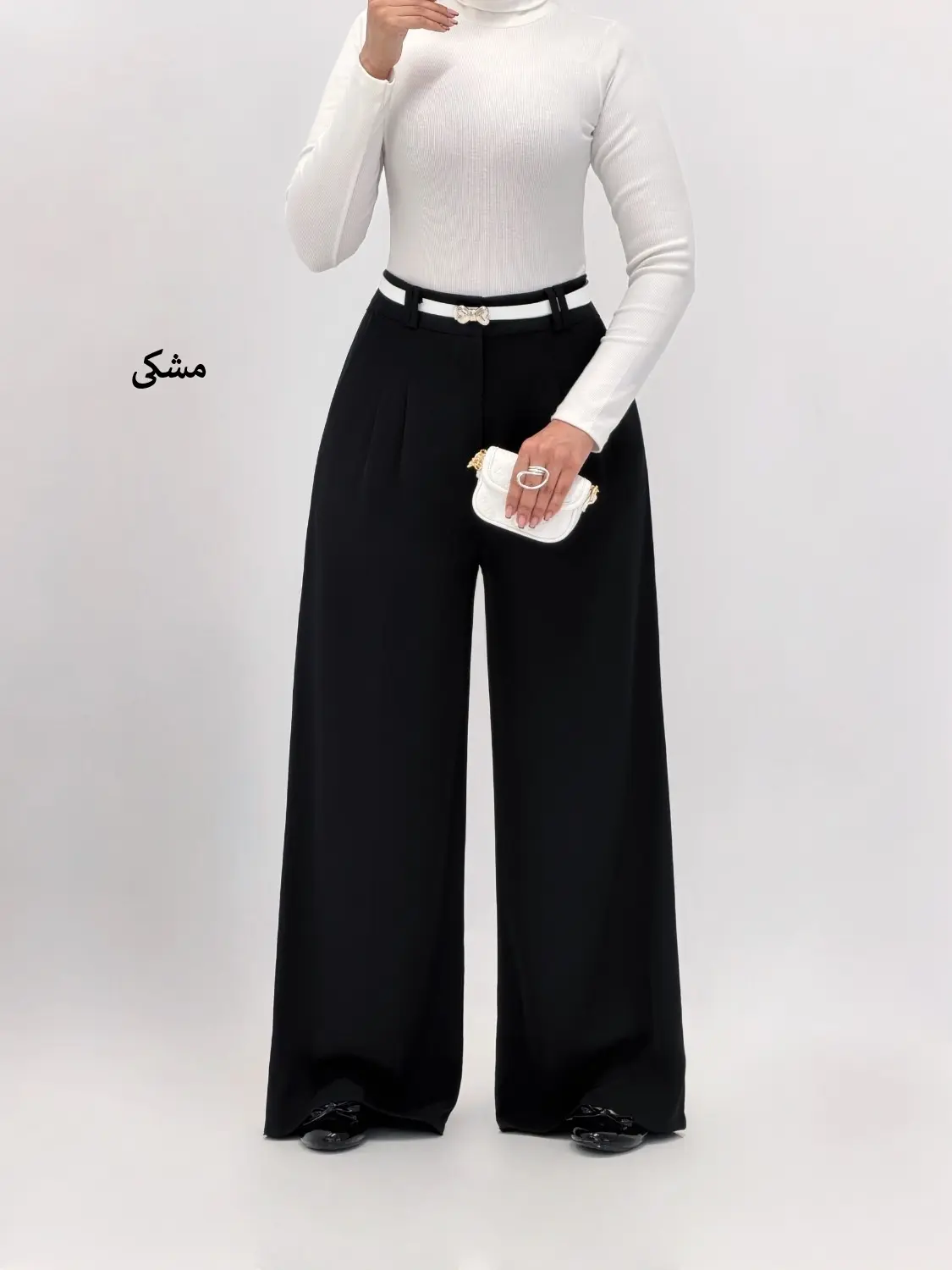 6842-شلوار فول بگ کرپ کاترین